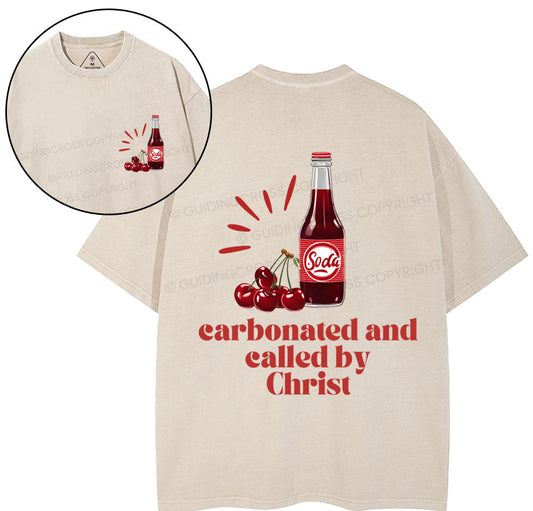 Carbonated And Called By Christ Christian Washed TShirt  