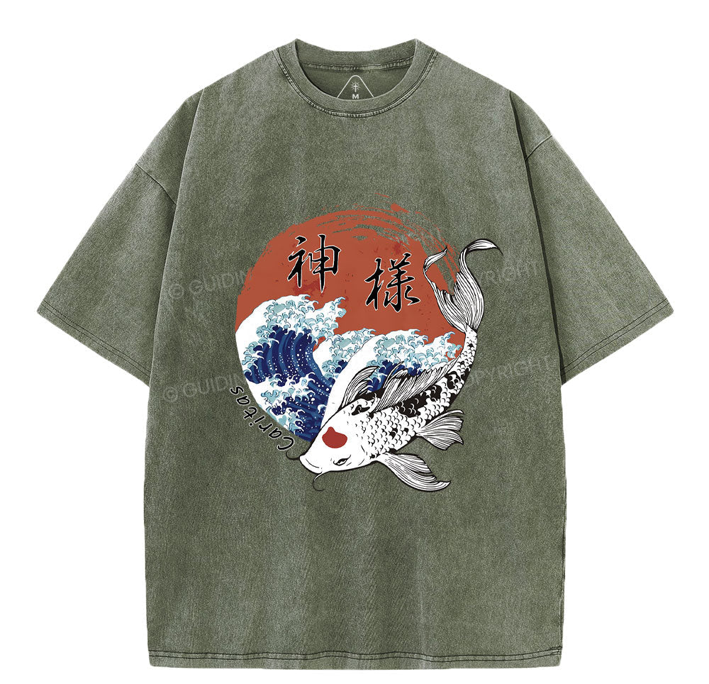 Caritas God Christian Washed TShirt  