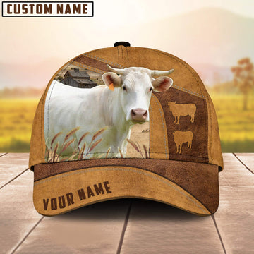 Uni Custom Name Charolais Cattle Cap