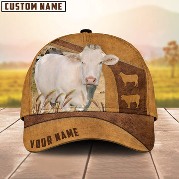 Uni Custom Name Charolais Cattle Cap