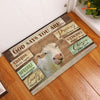 God Says You Are - Charolais Cattle Doormat