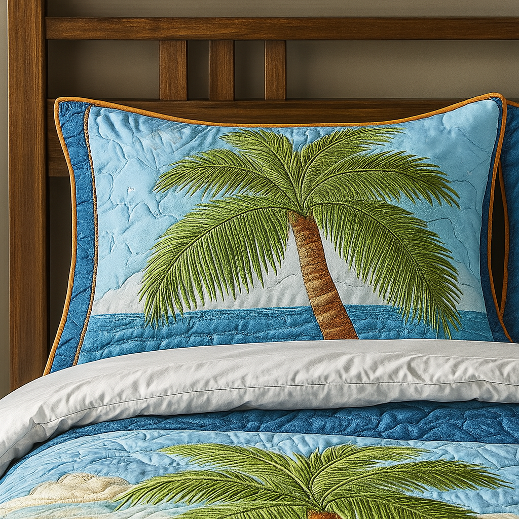 Island Breeze v2 Quilted Bedding Pillow Case NCU0VL1844