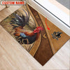 Uni Chicken Personalized - Welcome  Doormat