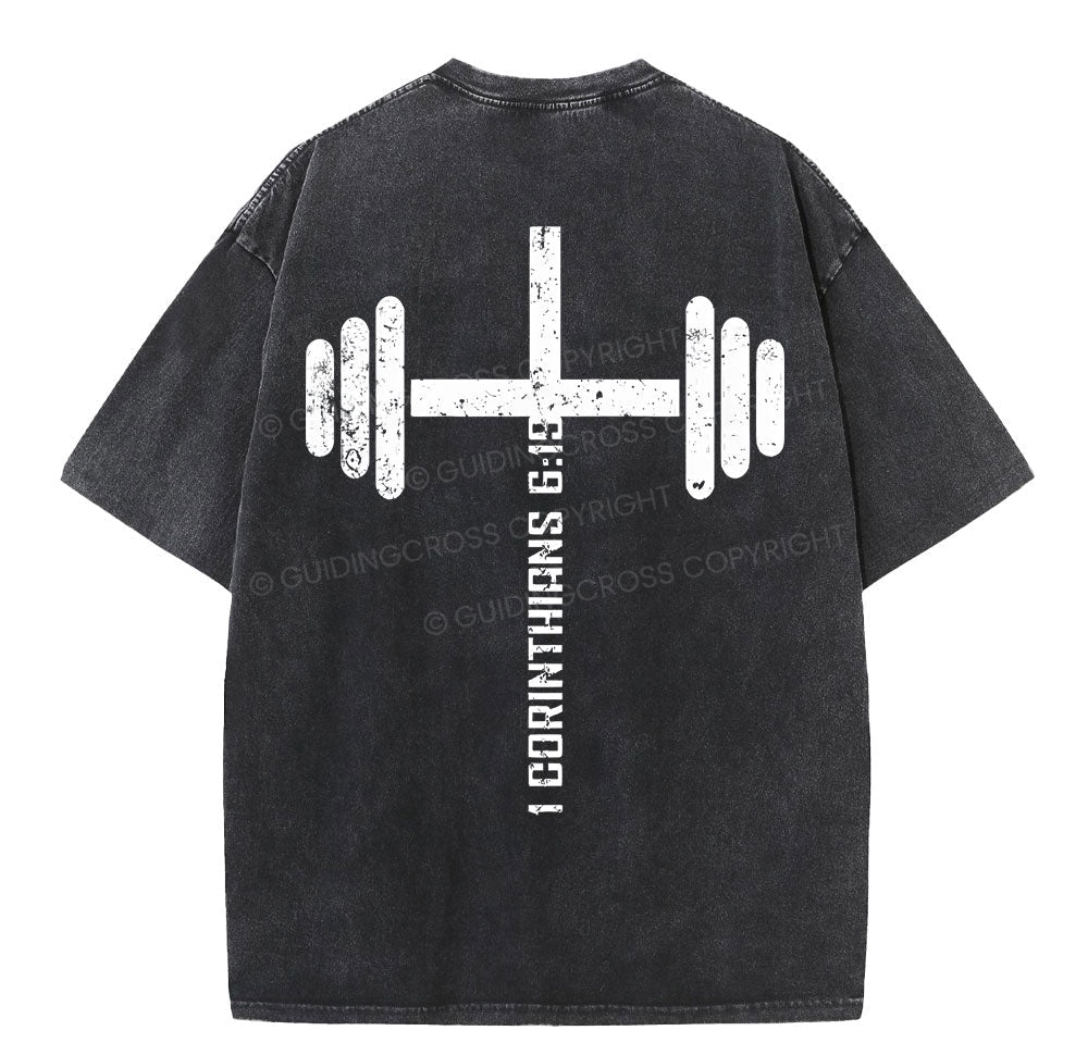 Christian Fitness Corinthians Christian Washed TShirt  