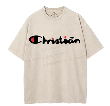 Christian Washed T-Shirt Sale - GuidingCross