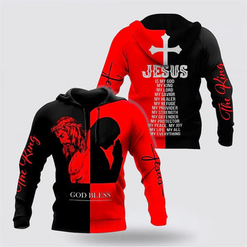 Uni Christian Jesus God Bless 3D Hoodies For Women Men, God 3D Printed Hoodie, Christian Apparel Hoodies