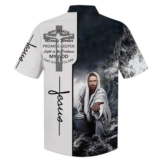 Unique Christian Jesus Religious Way Maker Miracle Worker Christian Jesus Religious Hawaiian Shirt