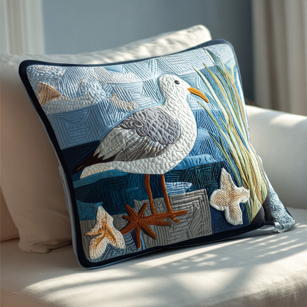 Coastal Flyer Quilted Pillow Case NCU0PT9583