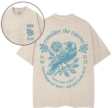 Consider The Rauens Christian Washed TShirt  