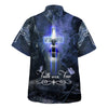 UniJames Crown Cross Faith Over Fear Hawaiian Shirts For Men And Women - Christian Hawaiian Shirt - Hawaiian Summer Shirts
