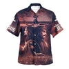 UniJames Crucifixion Of Jesus Hawaiian Shirt - Christian Hawaiian Shirt - Religious Hawaiian Shirts