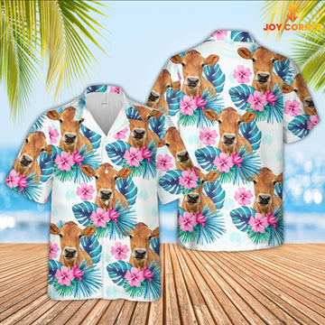 Uni Jersey Foot Sign Pattern 3D Hawaiian Shirt
