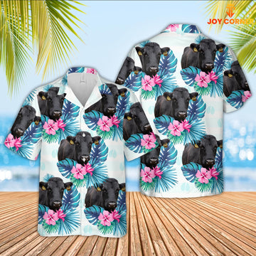 Uni Dexter Foot Sign Pattern 3D Hawaiian Shirt