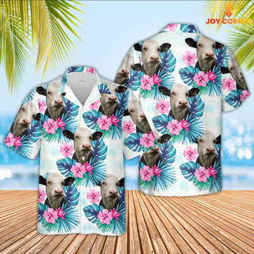 Uni Black Baldy Foot Sign Pattern 3D Hawaiian Shirt