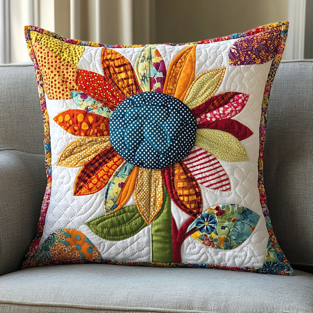 Daisy Dance Quilted Pillow Case NCU0NT7215