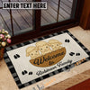 Uni Personalized Three Cows Family Welcome Doormat (10 Cattle Breeds)