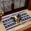 Uni Personalized Funny Cow Welcome To Our Farm Doormat