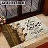 Uni Personalized Three Cows Home Sweet Home Doormat (10 Cattle Breeds)