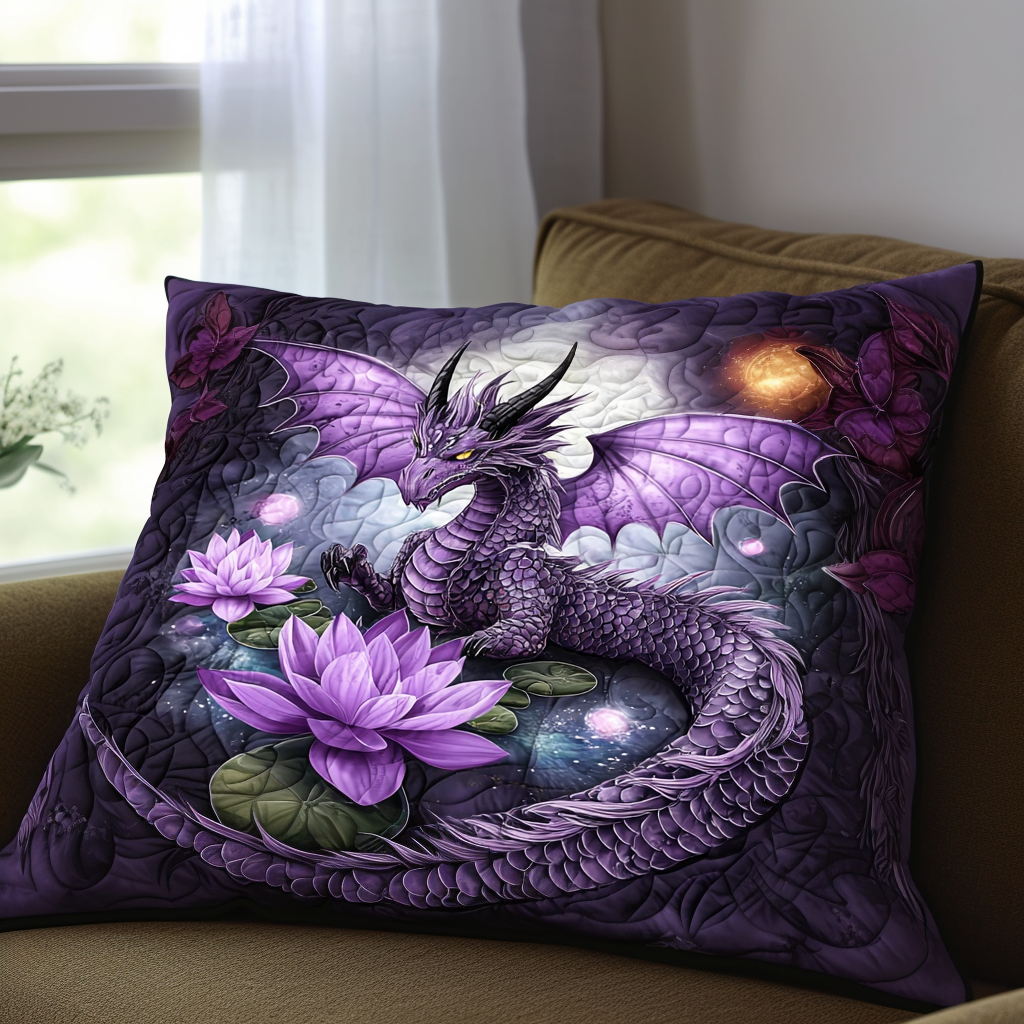 Dragon Spirit Quilted Bedding Pillow Case NCU0DV6344