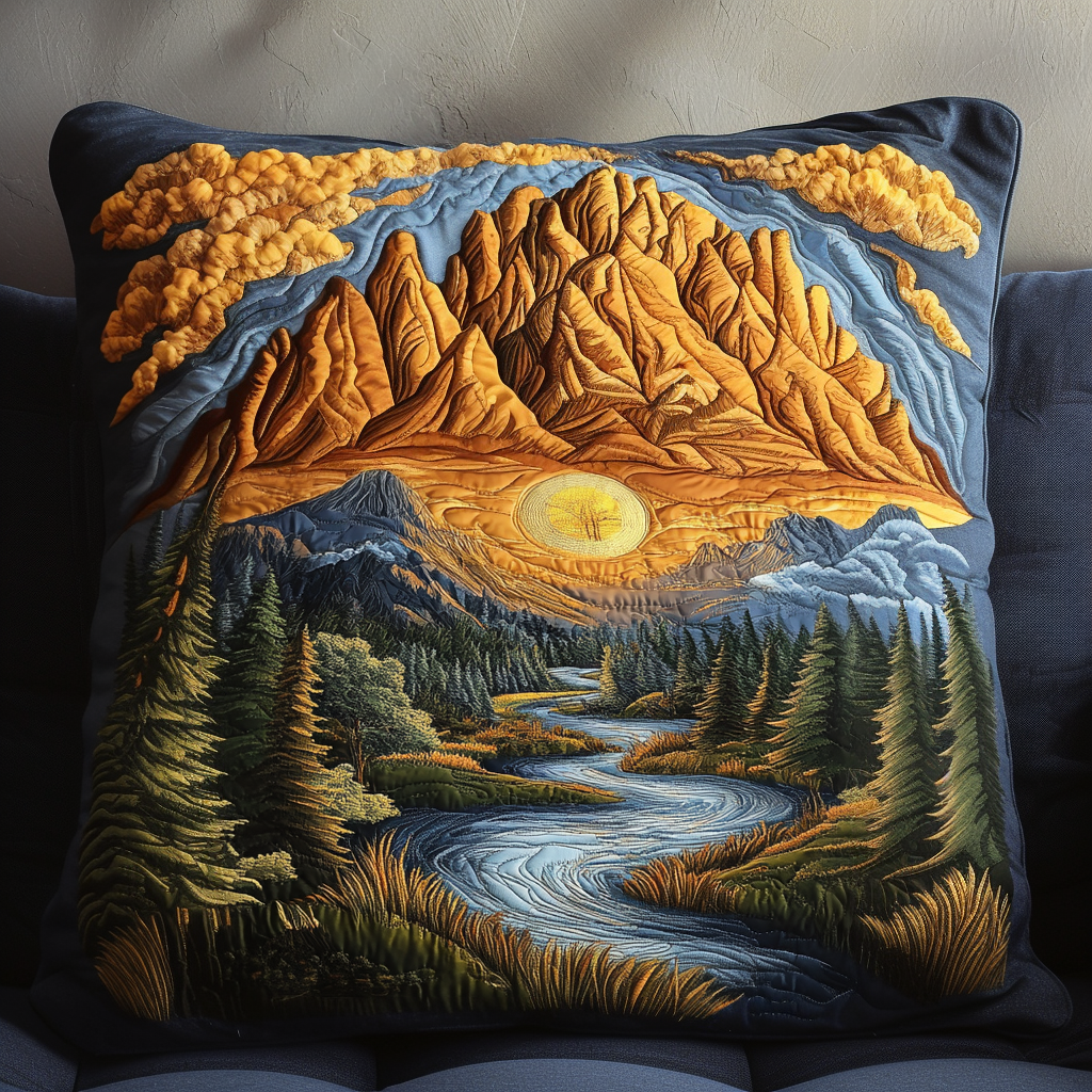 Dusk Ridge Quilted Pillow Case NCU0VL2232