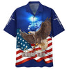 UniJames Eagle American One Nation Under God Hawaiian Shirt - Best Hawaiian Shirts - Christian Hawaiian Shirt