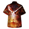 UniJames Eagle Cross Jesus Faith Over Hawaiian Shirt - Christian Hawaiian Shirt - Best Hawaiian Shirts