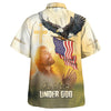 UniJames Eagle Jesus America One Nation Under God Hawaiian Shirt - Christian Hawaiian Shirt - Religious Hawaiian Shirts