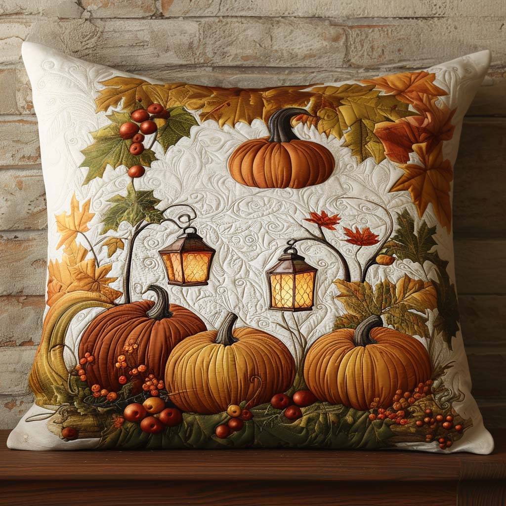 Elegant Harvest Quilted Pillow Case NCU0NT8787