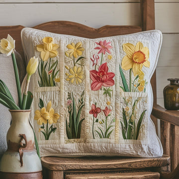 Enchanted Garden Quilted Pillow Case NCU0PT6475