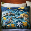 Enchanted Turtle Garden Quilted Bedding Pillow Case NCU0NT7269