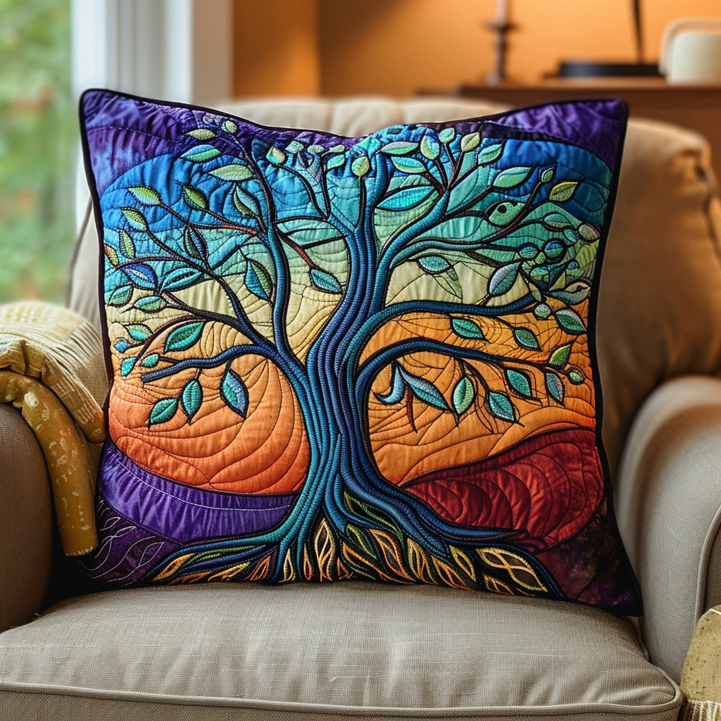 Everlife Tree Quilted Pillow Case NCU0DV6318