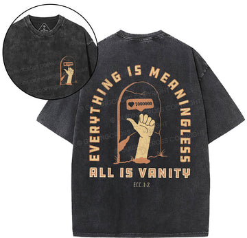 Everything Is Meaningless Christian Washed TShirt  