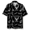 UniJames Faith Over Fear Black Christian Hawaiian Shirt