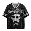 UniJames Faith Over Fear Christian Black Mesh Jersey
