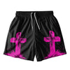 UniJames Faith Over Fear Cross Christian White Mesh Jersey