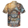 UniJames Faith Over Fear Hawaiian Shirt - Best Hawaiian Shirts - Christian Hawaiian Shirt