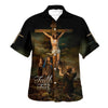 UniJames Faith Over Fear Hawaiian Shirt - Christ Crucified Hawaiian Shirts For Men And Women - Christian Hawaiian Shirt - Hawaiian Summer Shirts