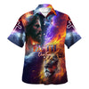 UniJames Faith Over Fear Hawaiian Shirt - Jesus Lion Of Judah Hawaiian Shirts For Men - Christian Hawaiian Shirt - Hawaiian Summer Shirts