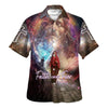 UniJames Faith Over Fear Hawaiian Shirt - Jesus Walking Away Hawaiian Shirts For Men And Women - Christian Hawaiian Shirt - Hawaiian Summer Shirts