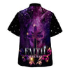 UniJames Faith Over Fear Hawaiian Shirt - The Lion Cross Hawaiian Shirts For Men - Christian Hawaiian Shirt - Hawaiian Summer Shirts