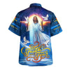 UniJames Faith Over Fear Jesus And The Dove Hawaiian Shirts For Men And Women - Christian Hawaiian Shirt - Hawaiian Summer Shirts