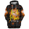 Uni Fall For Jesus He Never Leaves 3D Hoodies Jesus Hoodie Men & Women, God 3D Printed Hoodie, Christian Apparel Hoodies