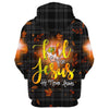 Uni Fall For Jesus He Never Leaves 3D Hoodie