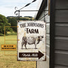 uni Personalized Farm Chicken/Pig/Cattle All Printed 3D Metal Sign