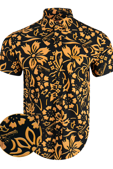 UniJames Comfort Fear and Loathing (Raoul) Button Down For Men