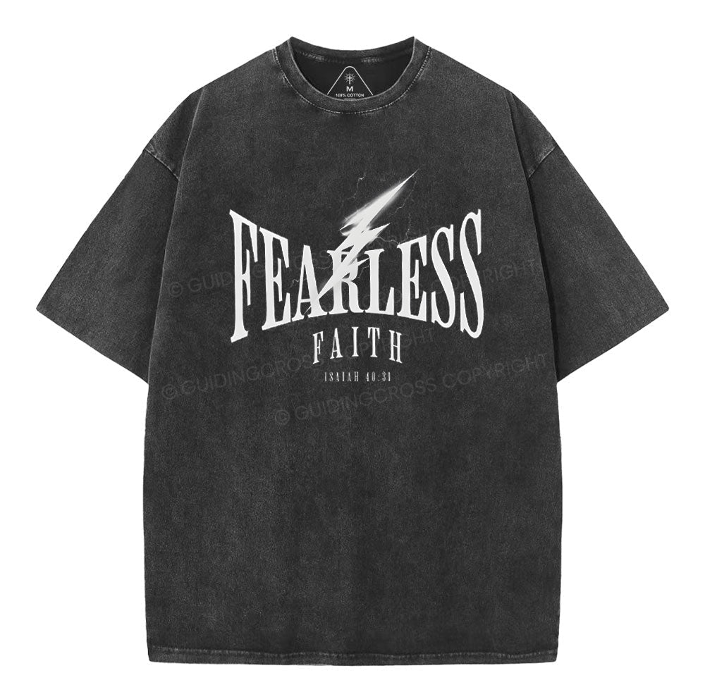 Fearless Christian Washed TShirt  