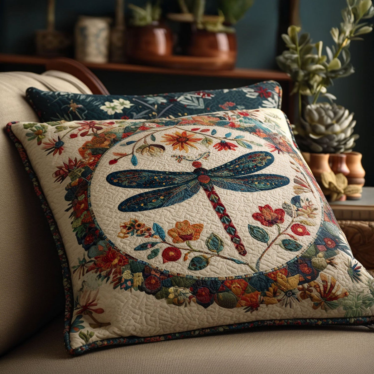Feathered Flight Quilted Bedding Pillow Case NCU0PT8213