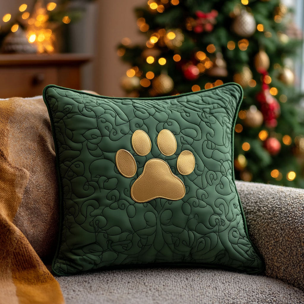 Festive Paw Quilted Pillow Case NCU0TV1197