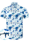 UniJames Comfort Fiesta (White) Button Down For Men