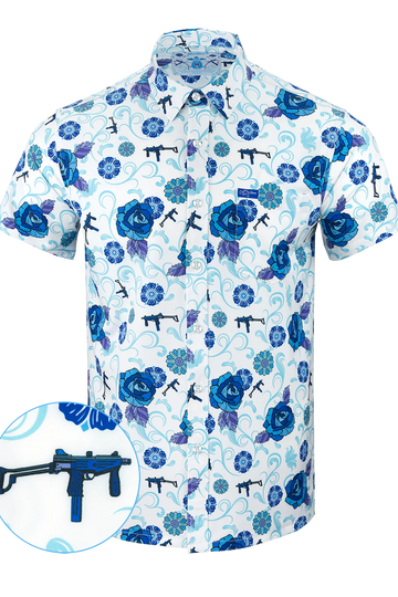 UniJames Comfort Fiesta (White) Button Down For Men